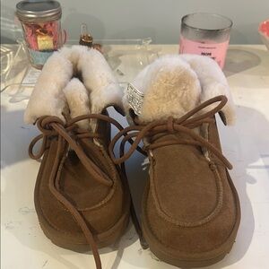 UGG Kids Boots in Brown and Cream